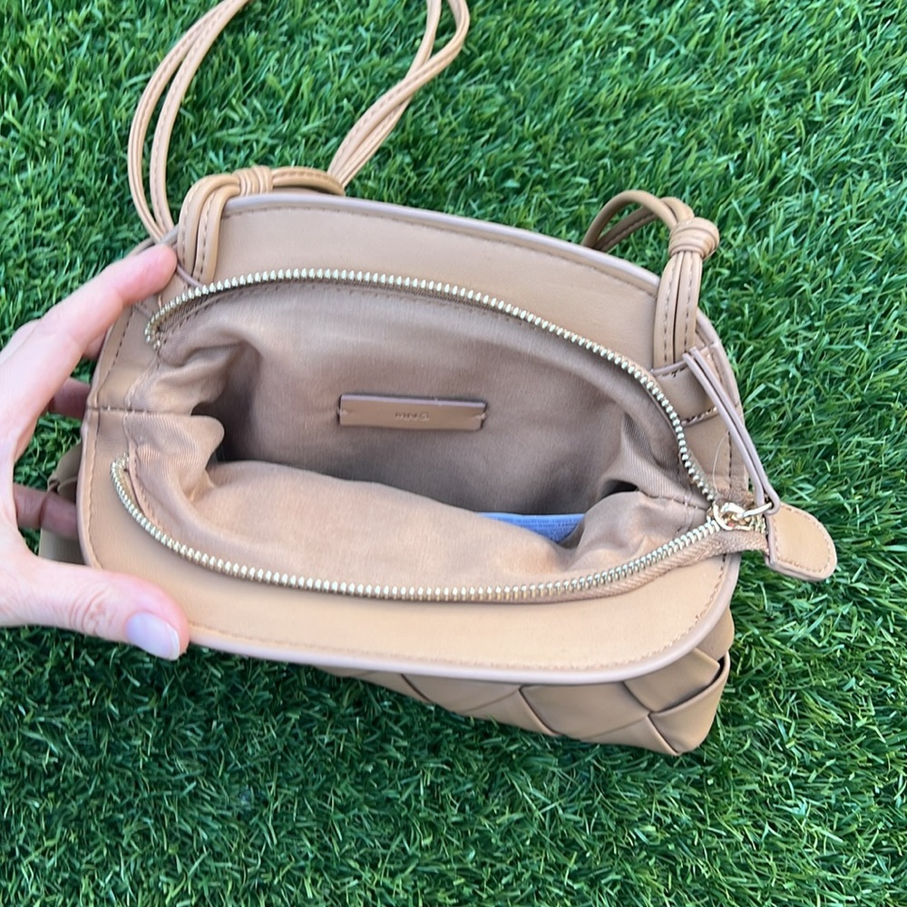 Mango Tan Mini Bag with Gold Hardware - Picture 7 of 10